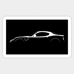 Alfa Romeo 8C Competizione Silhouette Sticker